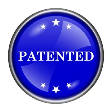 Patented icon Stock Illustration