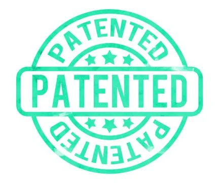 Patented stamp 스톡 일러스트