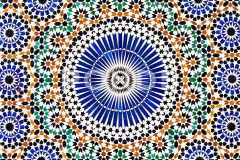 Patern in Morocco Stock Photos