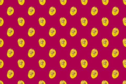 Patern slice of mango Stock Illustration