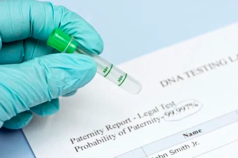 Paternity Test Stock Photos