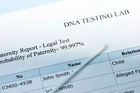 Paternity Test Foto stock