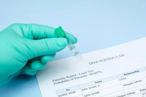 Paternity Test Stock Photos