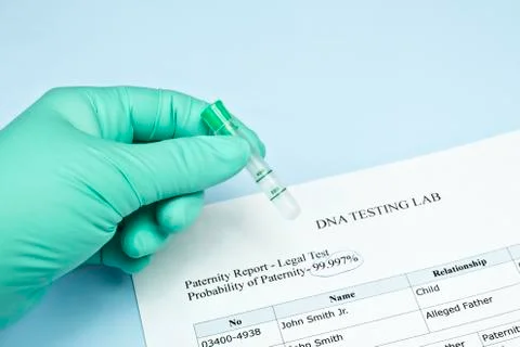 Paternity Test Stock Photos