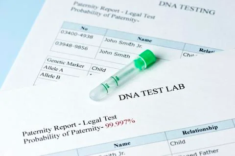 Paternity Test Stock Photos