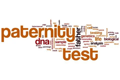 Paternity test word cloud イラスト素材