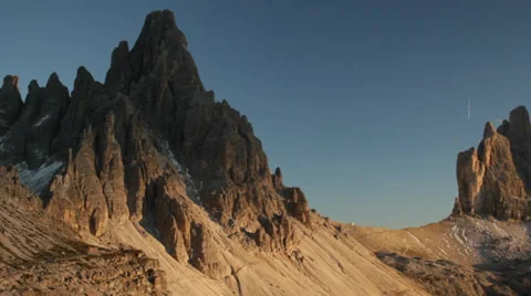 Paternkofel in a mytical view Video stock 35253053