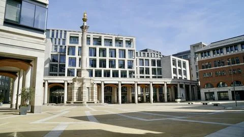 Paternoster Square during lockdown Stock Photos
