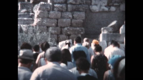 Path to Acropolis 1962 Stock Footage 148862113