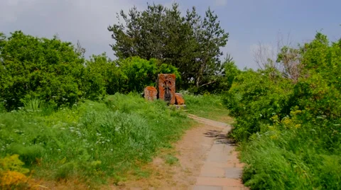 Path to an Ancient Burial Site 스톡 동영상 53232709