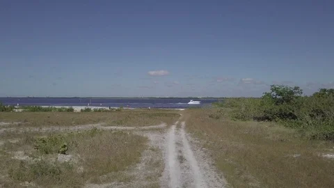 Path to Beach Stock Footage 81998182