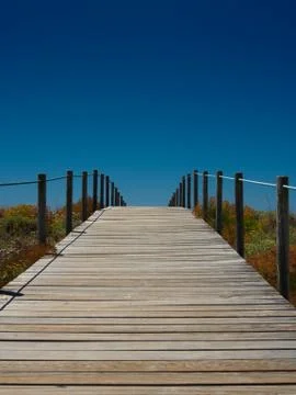 Path to the beach Foto stock