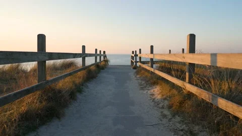 Path to a beautiful beach Stock Footage 171930706