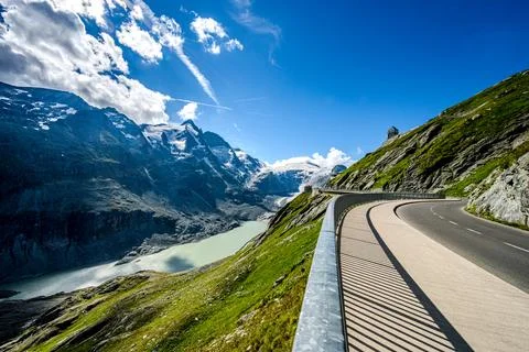 The path to the biggest mountain in Austria Stock Photos