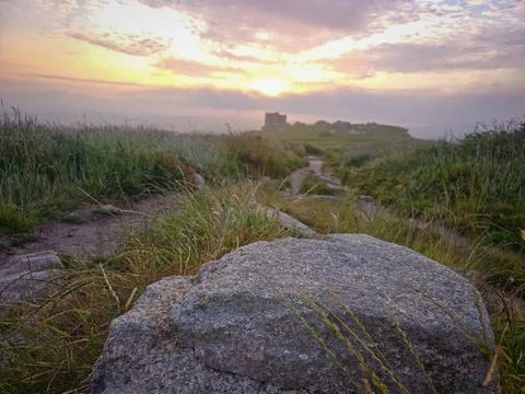 The path to the castle Stock Photos