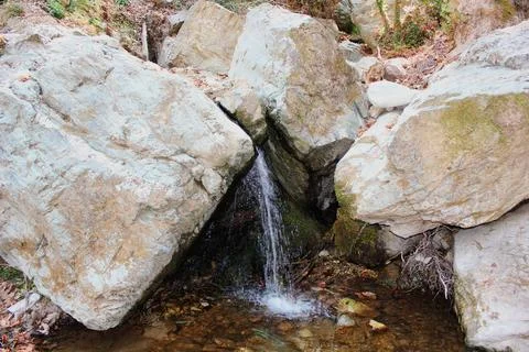 The path of the centaurs (after Cyclone Daniel) Portaria Pelion Greece Foto stock