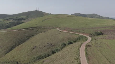 Path on Chikkamagaluru mountain Stock Footage 308566268