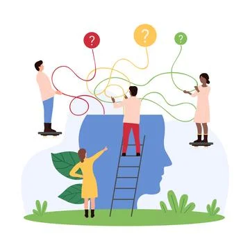 Path, direction choice between alternative option, decision making process of Stock Illustration