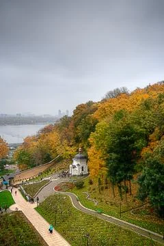 The path to the dneiper Stock Photos