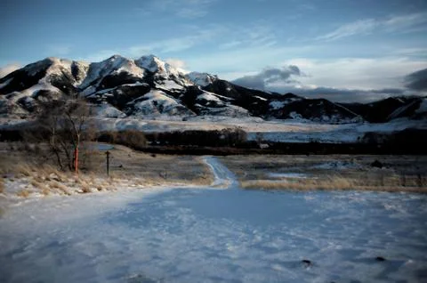 Path to Emigrant Peak Stock Photos