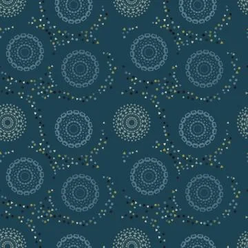 Path of endeavour seamless pattern Illustrazione stock