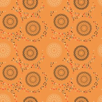 Path of endeavour seamless pattern Stock Illustration