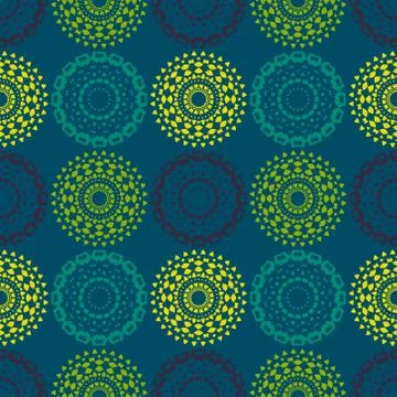 Path of endeavour symmetry seamless pattern Stock Illustration