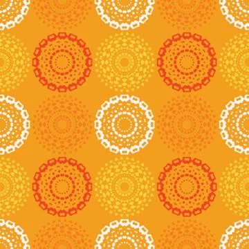 Path of endeavour symmetry seamless pattern Illustrazione stock