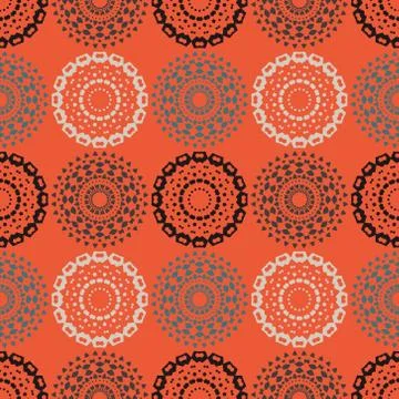 Path of endeavour symmetry seamless pattern Illustrazione stock