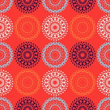 Path of endeavour symmetry seamless pattern Illustrazione stock