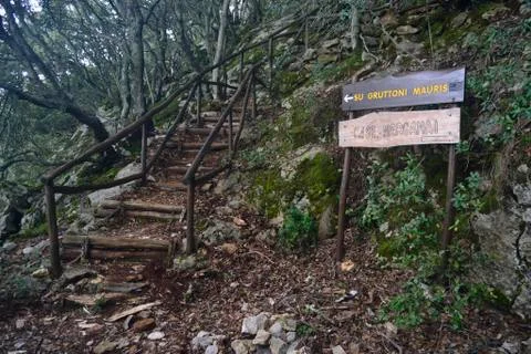 Path to Gruttoni Mauris Foto stock