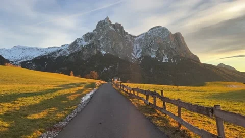 Path to the high rocky mountain Stock Footage 233258119