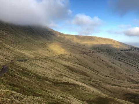 Path in the Hills Foto stock