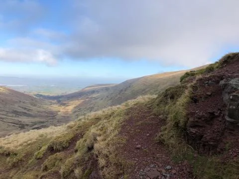Path in the Hills Foto stock