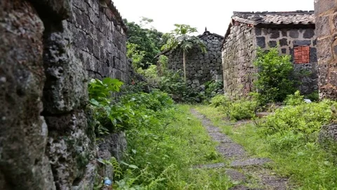 Path by  house of volcanic stones Stock-Footage 74170915