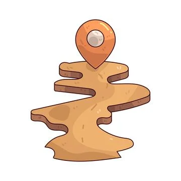 Path illustration Stock Illustration