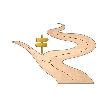 Path illustration Stock Illustration