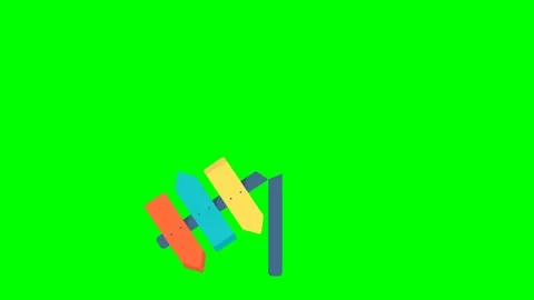 Path indicator isn't working. Choosing a path is impossible. A deadlock Stock Footage 345782314