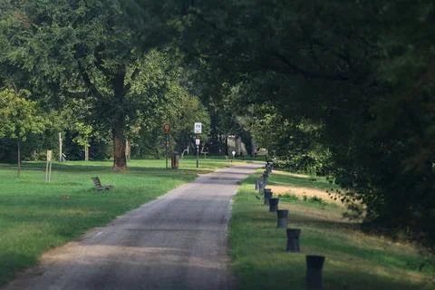 Path by the lakeshore Stock Photos