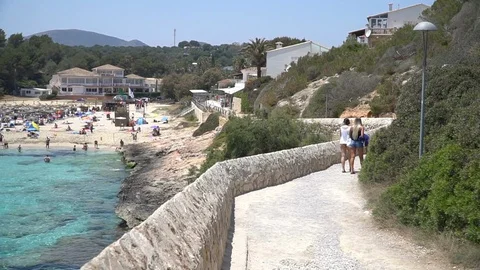 Path leading to the beach Video stock 128348747