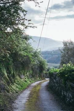 Path in the montains Stock Photos