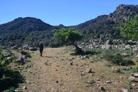 Path to Monte Genis Stock Photos