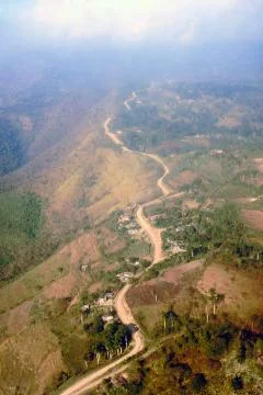 Path on mountain top Stock Photos