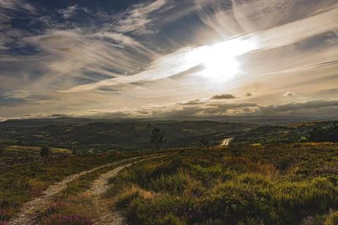 Path in the mountains Stock Photos