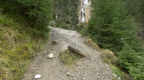 Path near the Horses Waterfall Stock Footage 58330971