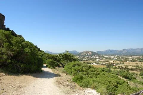 Path near pollensa Stock Photos