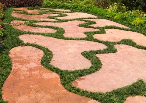 Path in the park Stock Photos