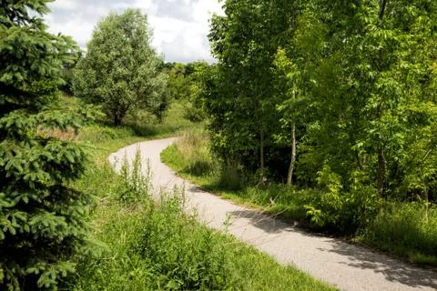 Path in a park Stock Photos