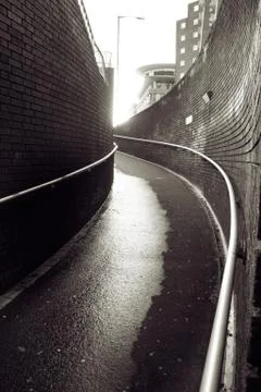 Path passageway town Stock Photos