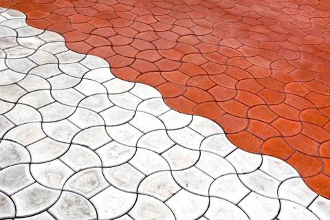 Path pattern Foto stock